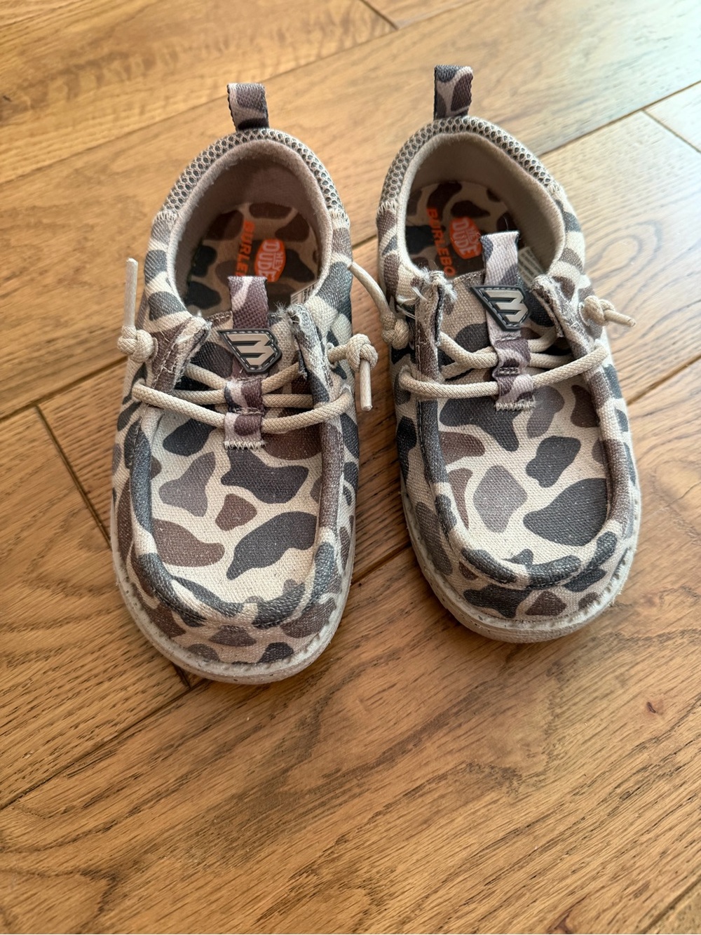 HEYDUDE X BURLEBO Wally Funk Toddler Deer Camo